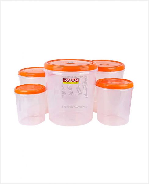 RATAN RUBY CONTAINER 5PCS SET