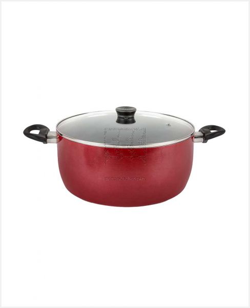 GREEN POINT NONSTICK COOKING POT WITH LID 28CM GPCP-110