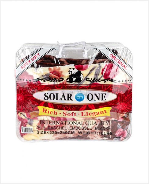 SOLAR ONE SUPER SOFT DOUBLE BLANKET 200X240CM