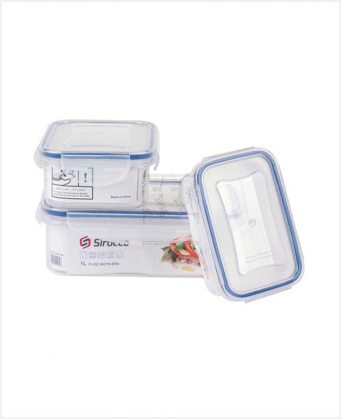 SIROCCO FOOD CONTAINER SET 1L+0.5+0.24L