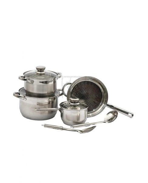 GITCO SS SILVIA SS COOKWARE WITH LID 9PC SET CL564