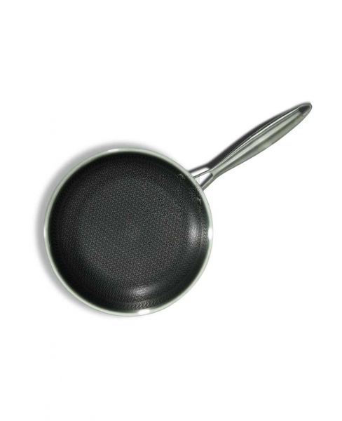 HOMEWAY STAINLESS STEEL HONEYCOMB FRY PAN 24CM HW3918