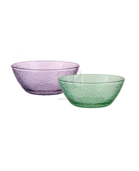 ROYAL BLUE COLOUR GLASS BOWL 2PCS SET RYB103HHL01070