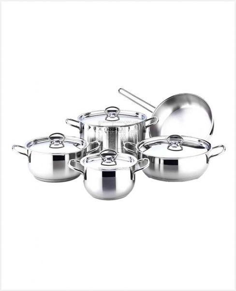 FALEZ ALFA STAINLESS STEEL COOKWARE SET 9PCS F19642