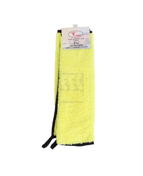 TRISHI CAR CLEANING CLOTH MICRO FIBER 2PCS 38X32CM TR00140