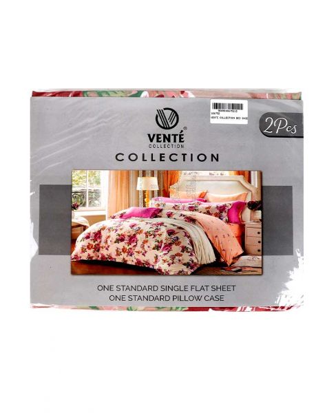 VENTE COLLECTION BED SHEET SINGLE 2PCS 106752