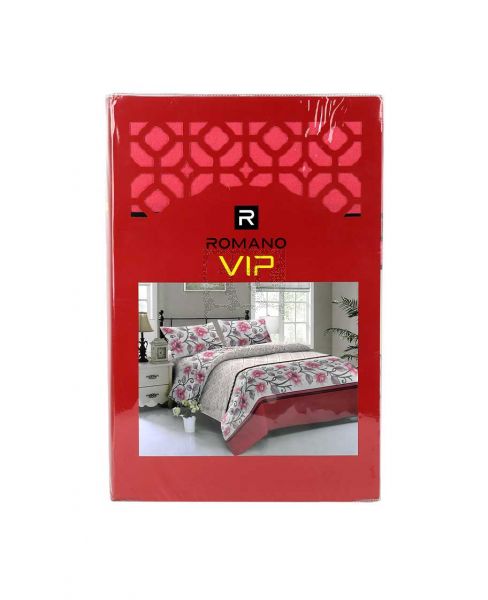 ROMANO FOLDING DOUBLE BEDSHEET & PILLOW COVER 230X250CM