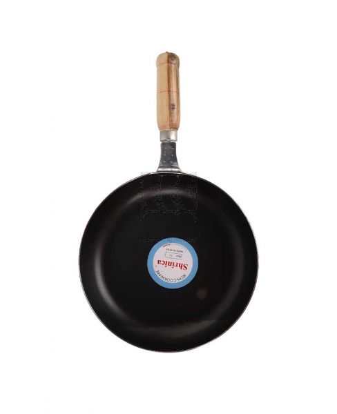 SHRINICA IRON FRY PAN WOOD HANDLE SIZE 10 11698