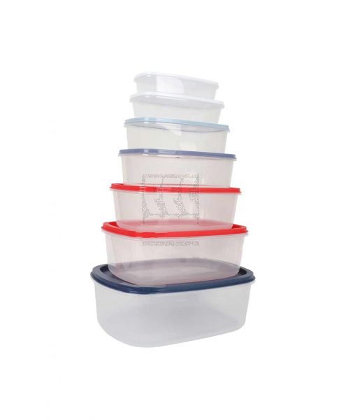 FOOD CONTAINER STORAGE SET 7PCS 208-8013-7