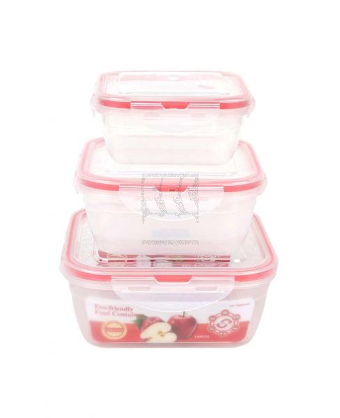 FOOD CONTAINER ASSORTED SET 3PCS 226-9501
