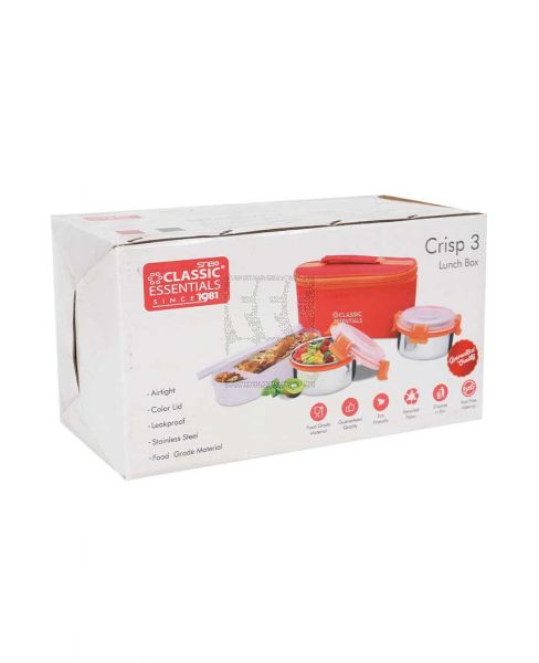 CLASSIC ESSENTIALS CRISPO LUNCH BOX 3PCS 3985