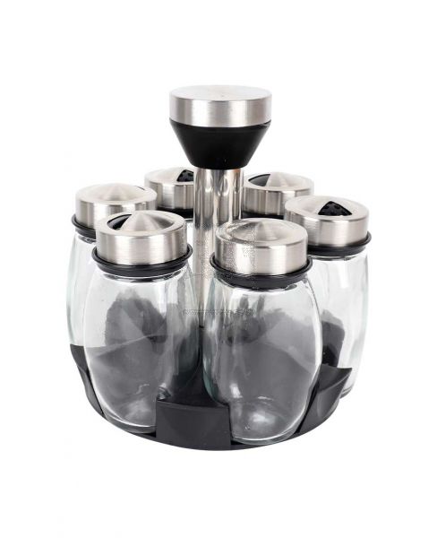 GREEN POINT STAINLESS STEEL SEASONING JAR 6IN1 A-573