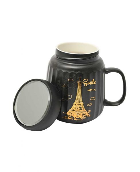 GITCO CERAMIC MUG WITH MIRROR TOP MC9510