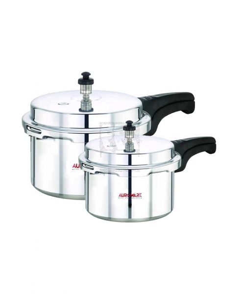 AUROWARE COMBO ALUM PRESSURE COOKER 5+3LTR 1PCS AR5011