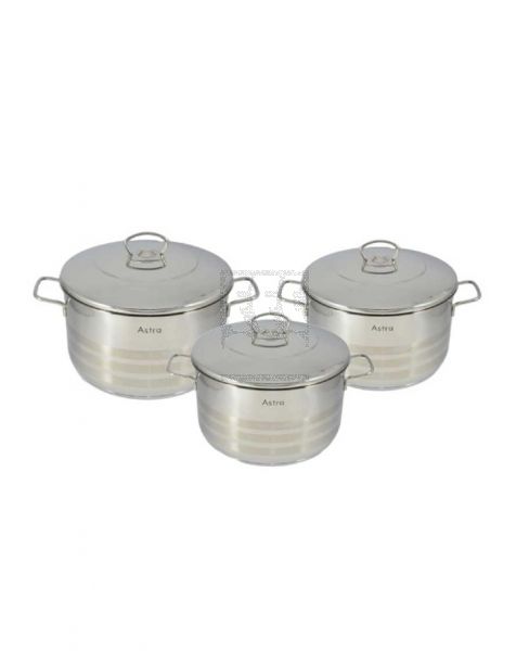 ASTRA COOKWARE SET 6PCS 22+24+26CM C-HM110