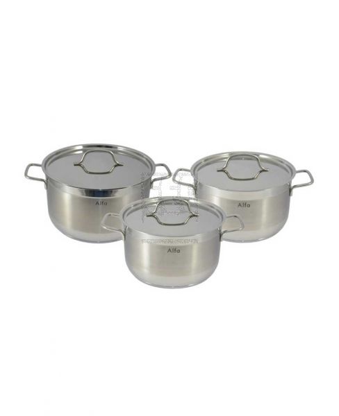 ALFA COOKWARE SET 6PCS 26+28+32CM C-HM220