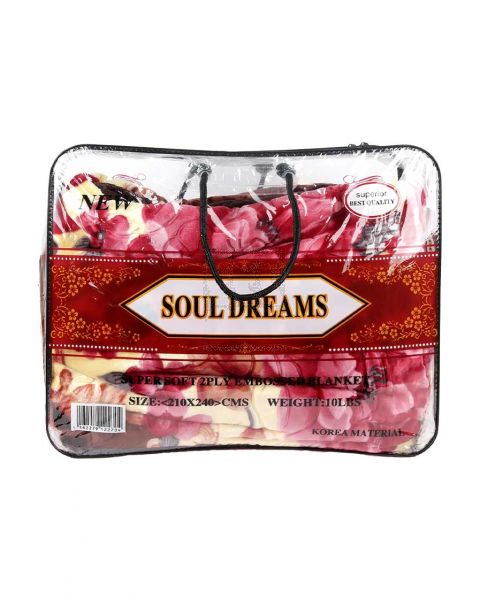 SOUL DREAMS SUPER SOFT BLANKET 210X240CM