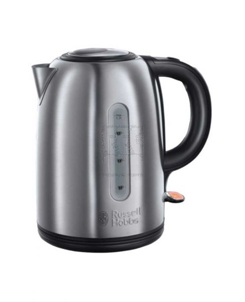 RUSSELL HOBBS BRUSHED STAINLESS STEEL SNOWOODEN KETTLE 1.7LTR 100GM 20441