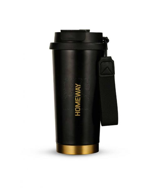 HOMEWAY STAINLESS STEEL DOUBLE WALL COFFEE VACUUM MUG 500ML HW3971