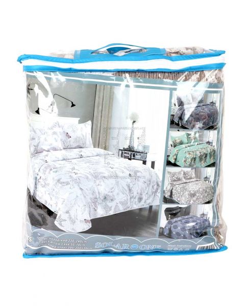 SOLAR ONE BEDSPREAD DOUBLE 220X240CM SET 4PCS