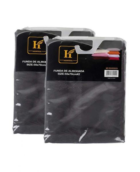 HANYAN PILLOW COVER ASSORTED COLOR 2PCS 50X70CM 24-2
