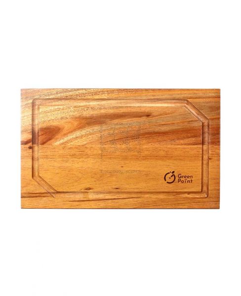 GREEN POINT WOODEN CUTTING BOARD 25X15X1.5CM GPWCB-163