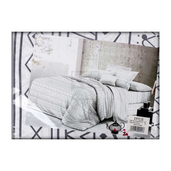 FITTED BED SHEET 2PCS SET 90CMX2M 25-2 620272