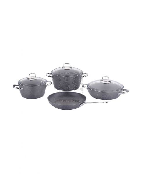 KORKMAZ GRANITE COOKWARE 7PCS SET TKO121