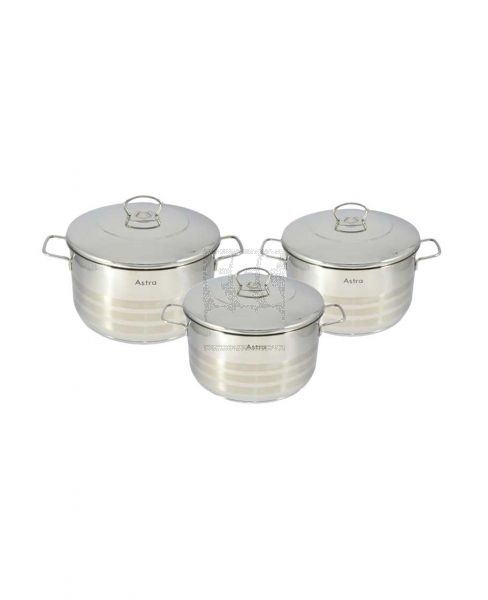 ASTRA COOKWARE SET 6PCS 26+28+32CM C-HM120
