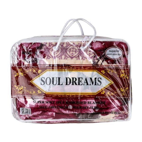 SOUL DREAMS SINGLE BLANKET 160X220CM