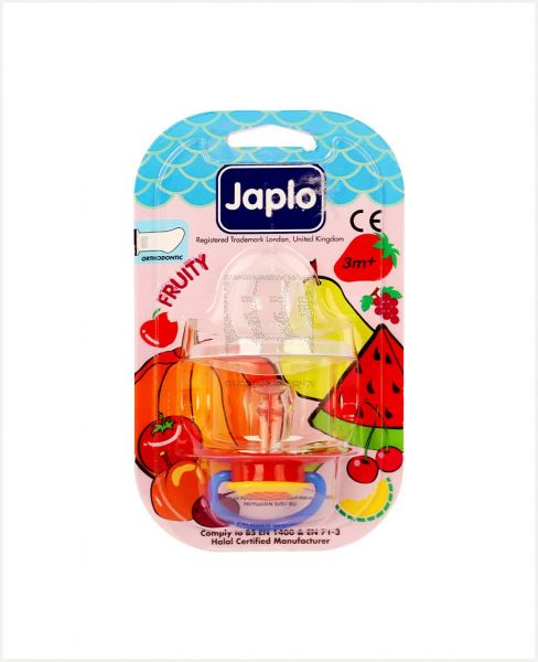 JAPLO BABY SOOTHER FRUITY ORTHODONTIC #FT29