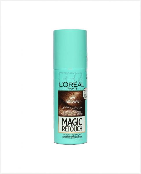L'OREAL MAGIC RETOUCH CONCEALER SPARY BROWN 75ML