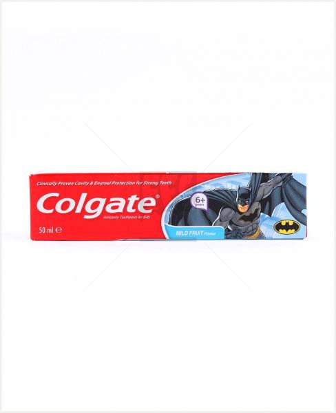 COLGATE KIDS TOOTHPASTE BATMAN 6+ YEAR 50ML