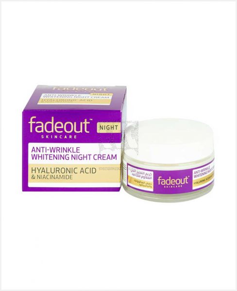 FADE OUT ADVANCE+ AGE PROTECTION WHITENING NIGHT CREAM 50ML