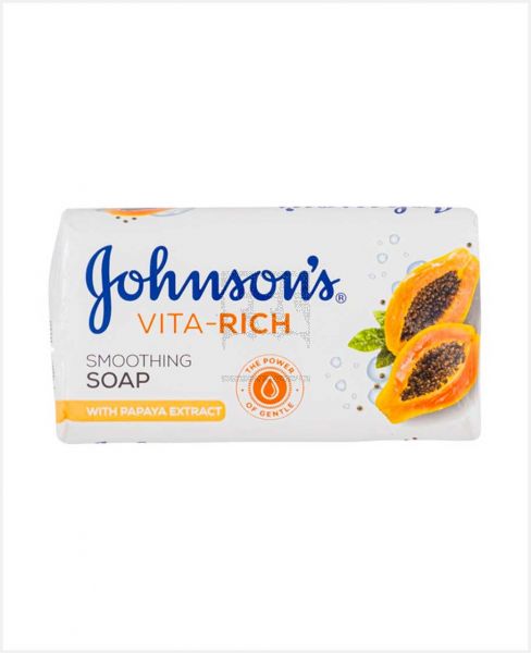 JOHNSON'S VITA RICH SMOOTHING PAPAYA SOAP 175GM