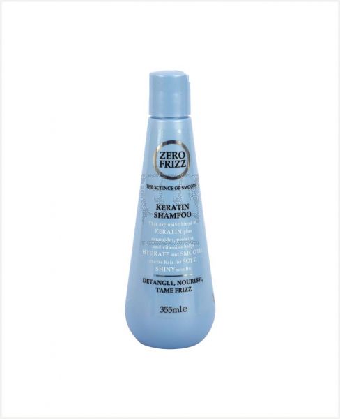 ZERO FRIZZ KERATIN SHAMPOO 355ML SPECIAL OFFER