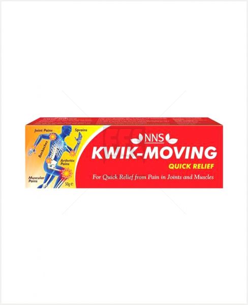 NNS KWIK-MOVING RELIEF CREAM 50GM