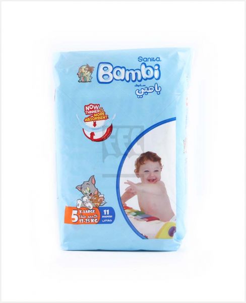 BAMBI BABY DIAPERS X-LARGE 11'S