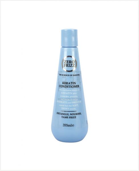 ZERO FRIZZ KERATIN CONDITIONER 355ML SPECIAL OFFER