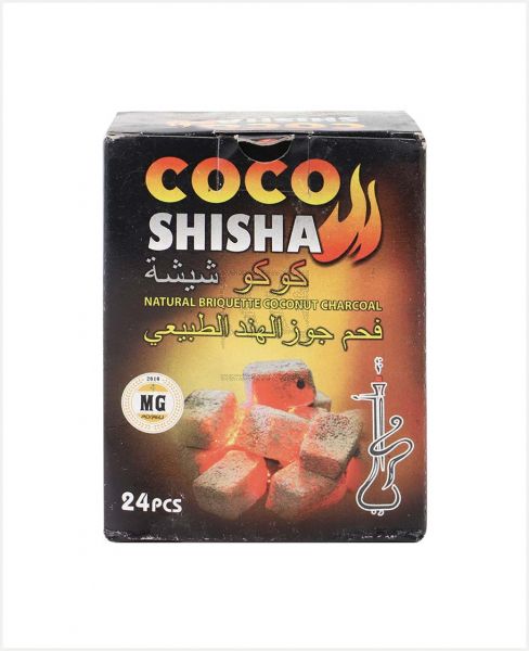 COCO SHISHA COCONUT CHARCOAL 24PCS