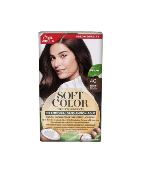 WELLA SOFT COLOR KIT 40 MED BROWN 70ML