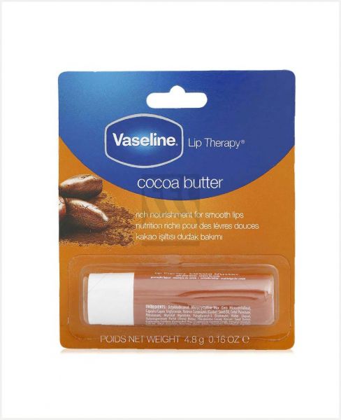 VASELINE LIP THERAPY COCOA BUTTER 4.8GM