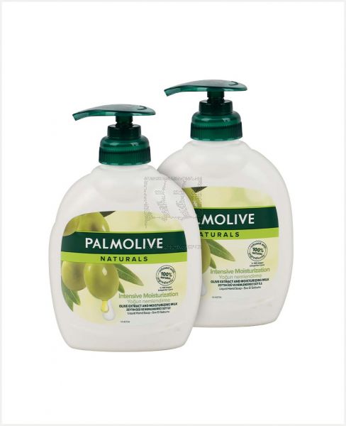 PALMOLIVE LIQUID HAND WASH OLIVE & MILK 2X300ML @20%OFF