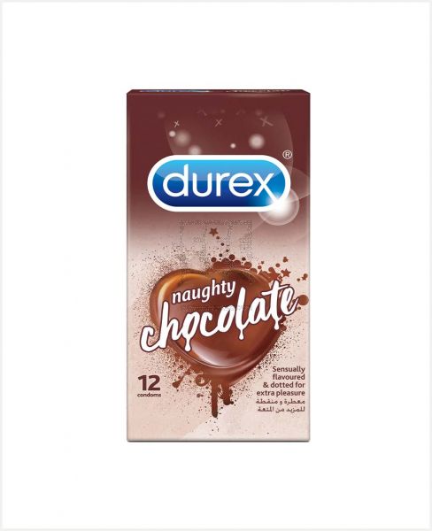 DUREX NAUGHTY CHOCOLATE CONDOM 12'S