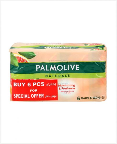 PALMOLIVE NATURALS SOAP CITRUS&CREAM 6SX150GM