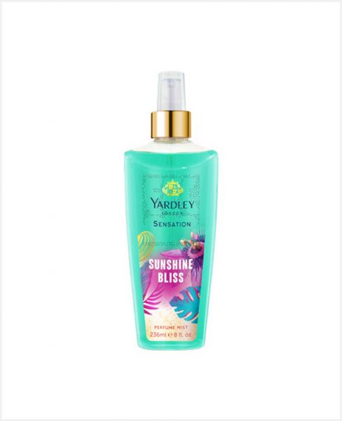 YARDLEY SENSATION SUNSHINE BLISS PERFUME MIST 236ML