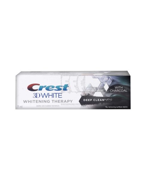 CREST 3D WHITENING THERAPY DEEP CLEAN CHARCOAL T PASTE 75ML