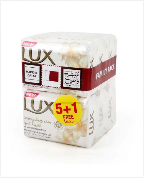 LUX CREAMY PERFECTION SOAP BAR 170GM 5+1FREE