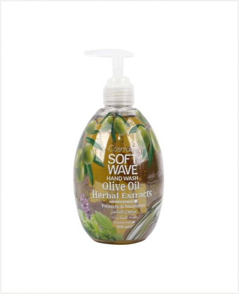 SOFT WAVE OLIVE OIL HERBAL EXTRACTS HAND WASH 550ML