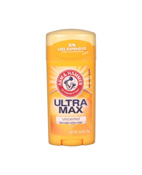 ARM & HAMMER ULTRAMAX UNSCENTED ANTIPERSPIRANT DEO 73GM
